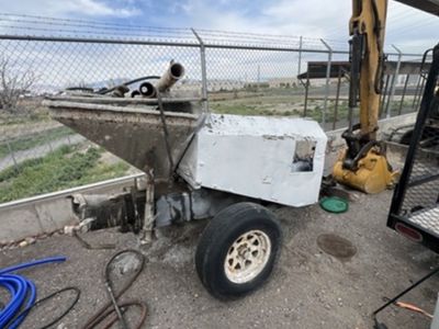 Grout concrete pump
