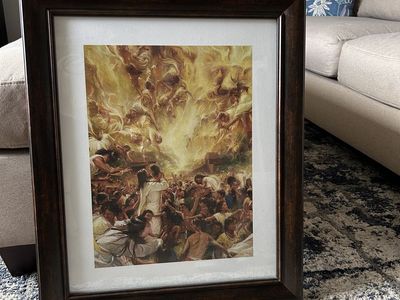 Framed photo of angels