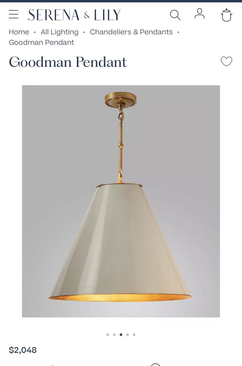 Serena And Lily Goldman Pendant 2 Available