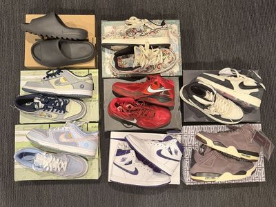 Nike, Jordan, Yeezy & Kizo Sneaker Collection - Individual Pairs