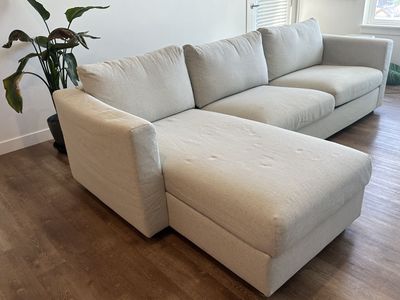 IKEA FINNALA Sleeper Sofa with Chaise - Gunnared Beige- MUST GO TODAY