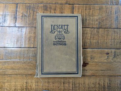 Antique 1909 Deseret Sunday School Songs Hymnal - Vintage Religious Sheet Music Book