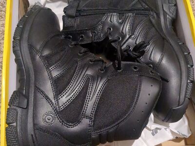 *NEW Original Swat Force 8-in side zip black boots