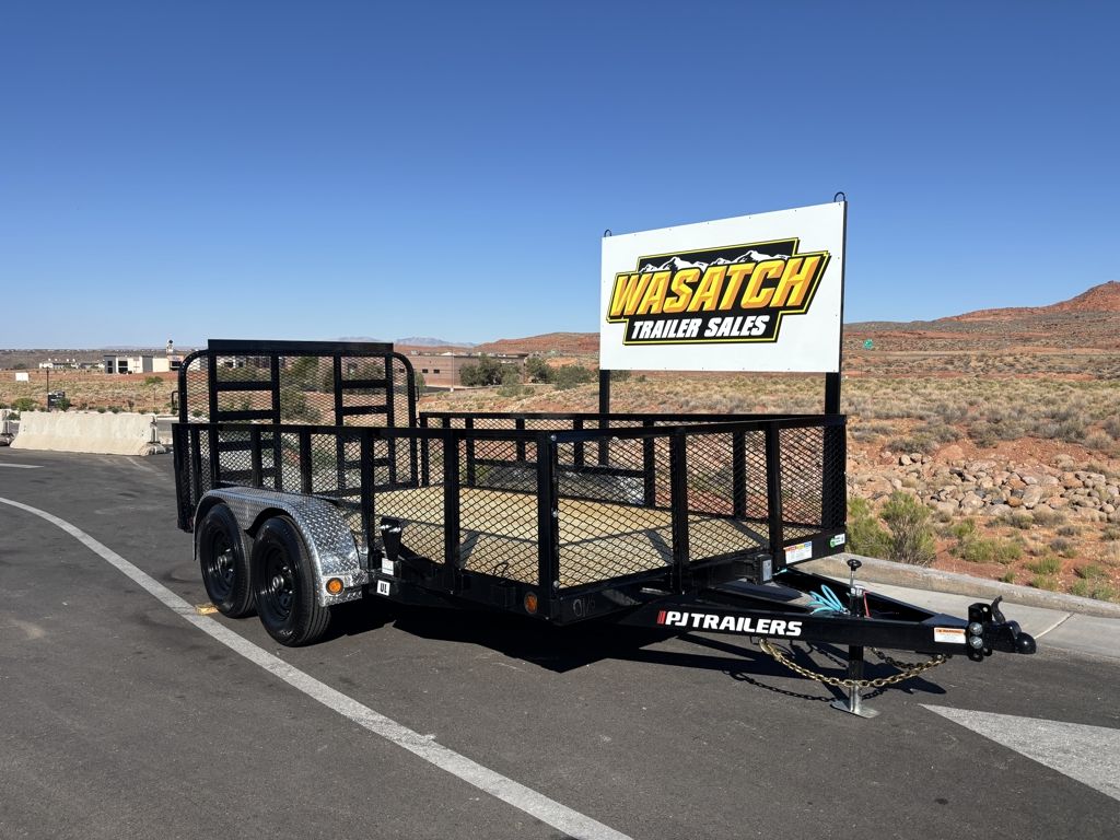 2027 PJ Trailers 7x14 83 Tandem Axle Channel 2 ft"
