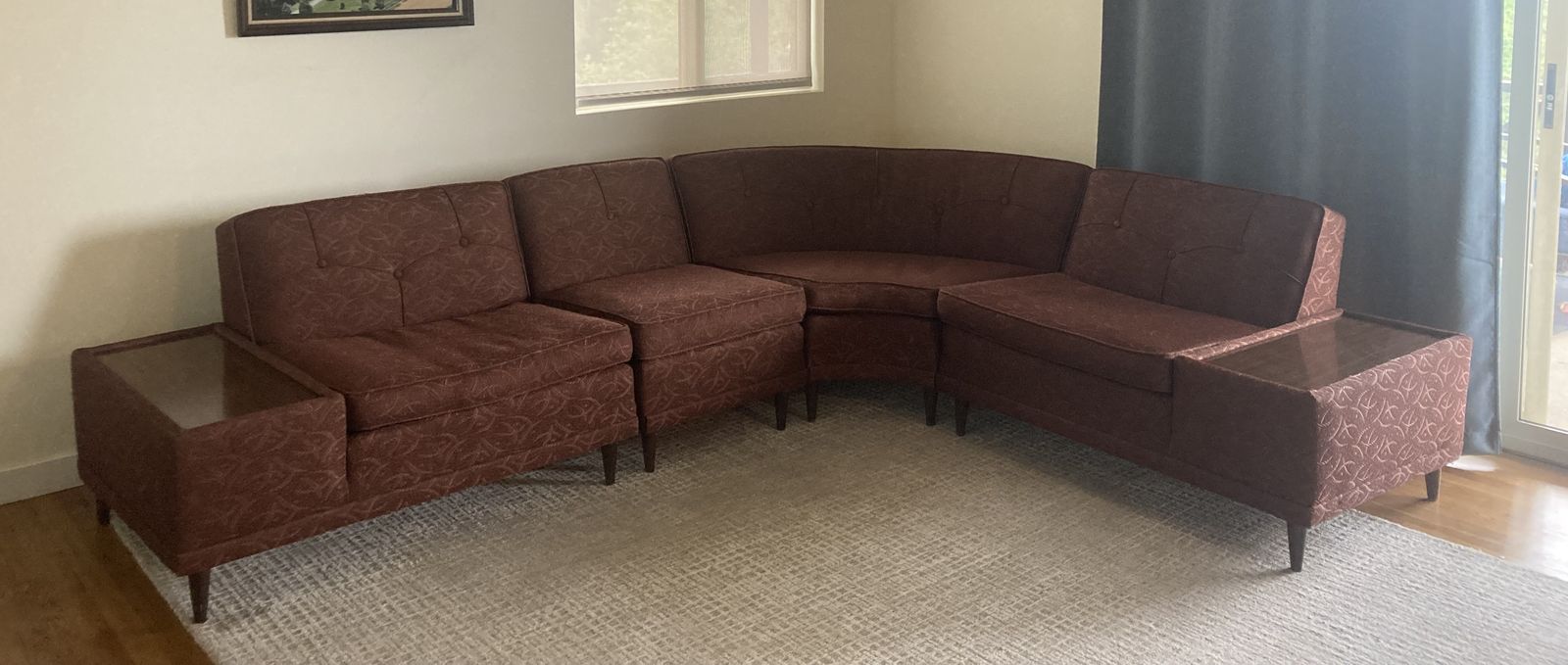 Awesome 1954 Galaxy Sectional Sofa