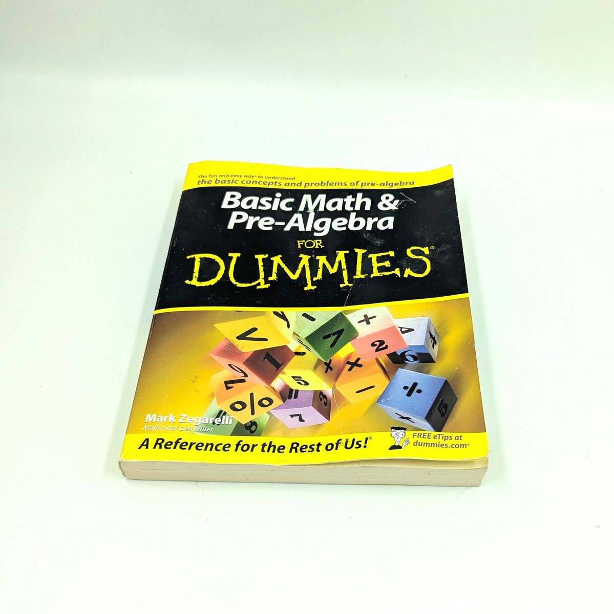 Basic Math & Pre Algebra for Dummies Book