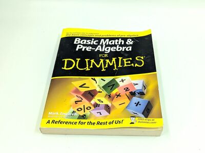 Basic Math & Pre Algebra for Dummies Book