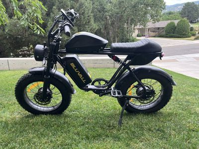 Bluvall K10 Electric Bike – Fully Assembled, Only 25 Miles, Ready to Ride