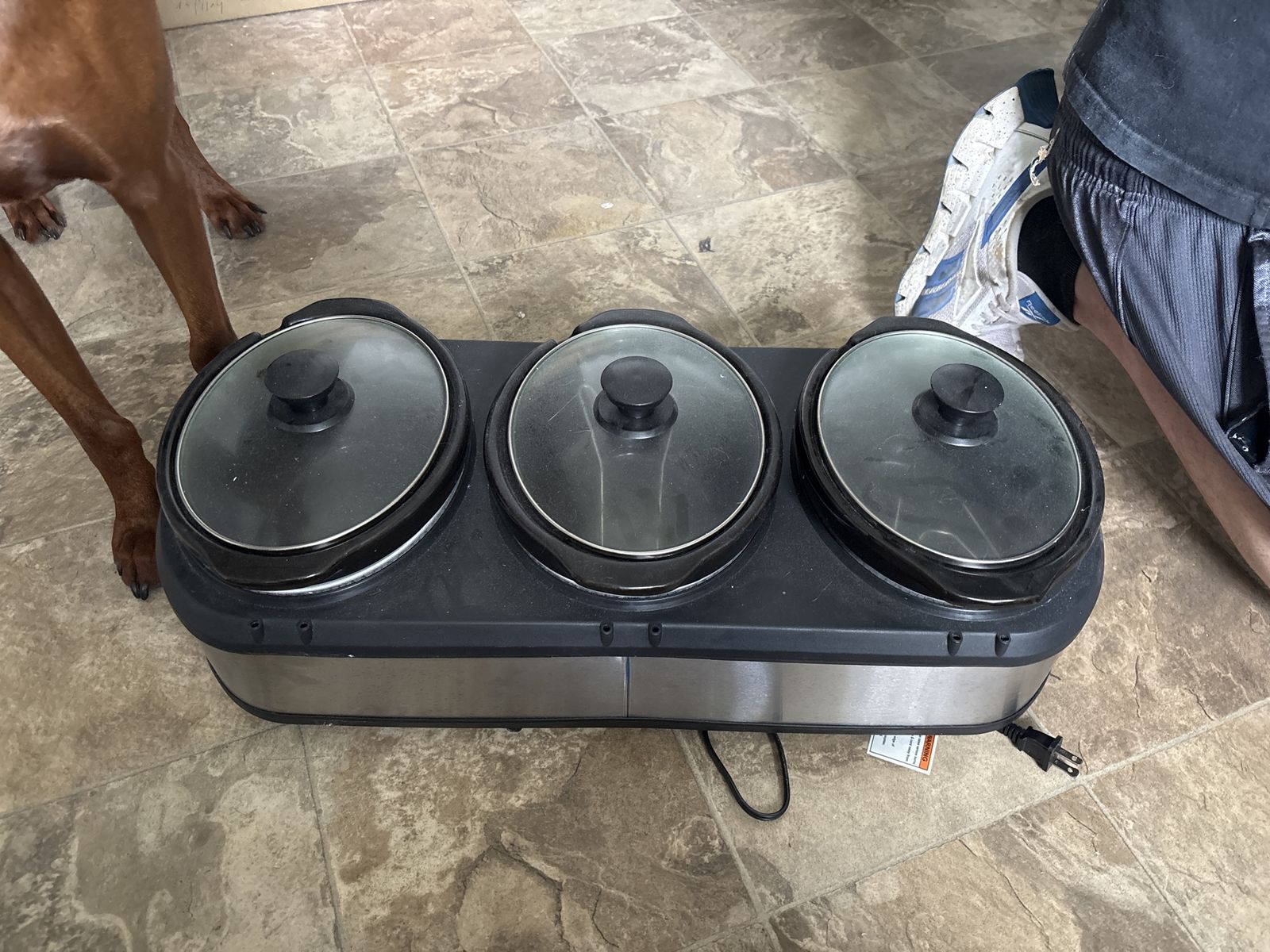 Tru triple crockpot