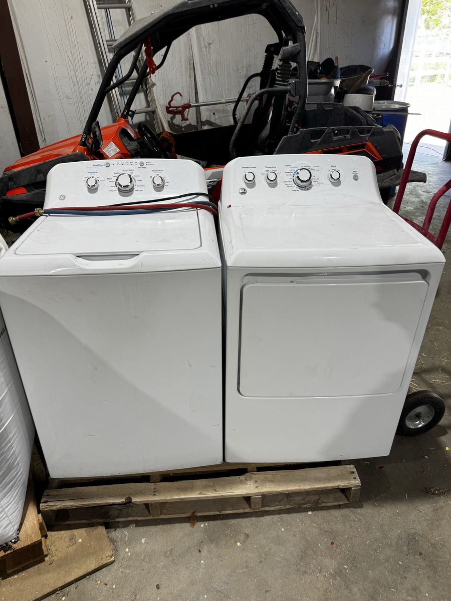 Washer and dryer