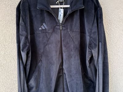 New Adidas Velour Track Jacket