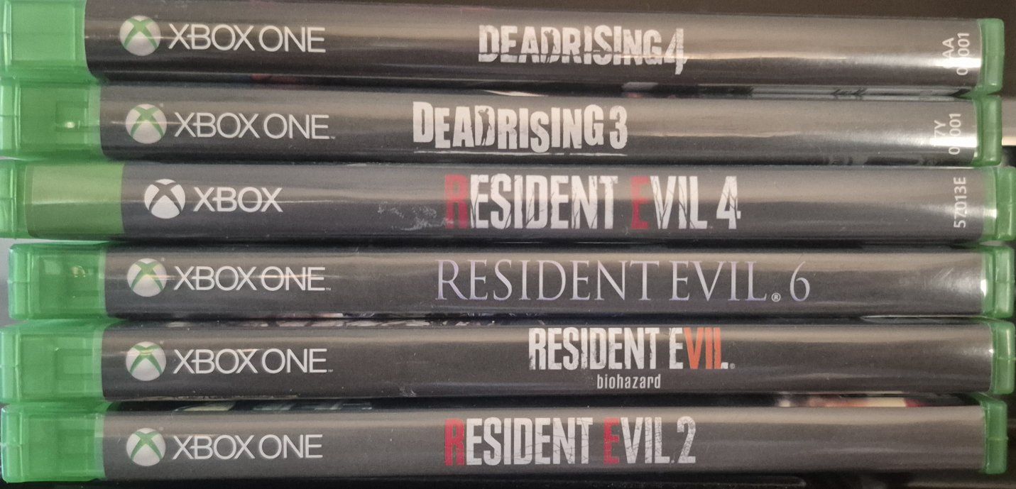 Xbox One Dead Rising & Resident Evil Video Game Lot (6 Games)
