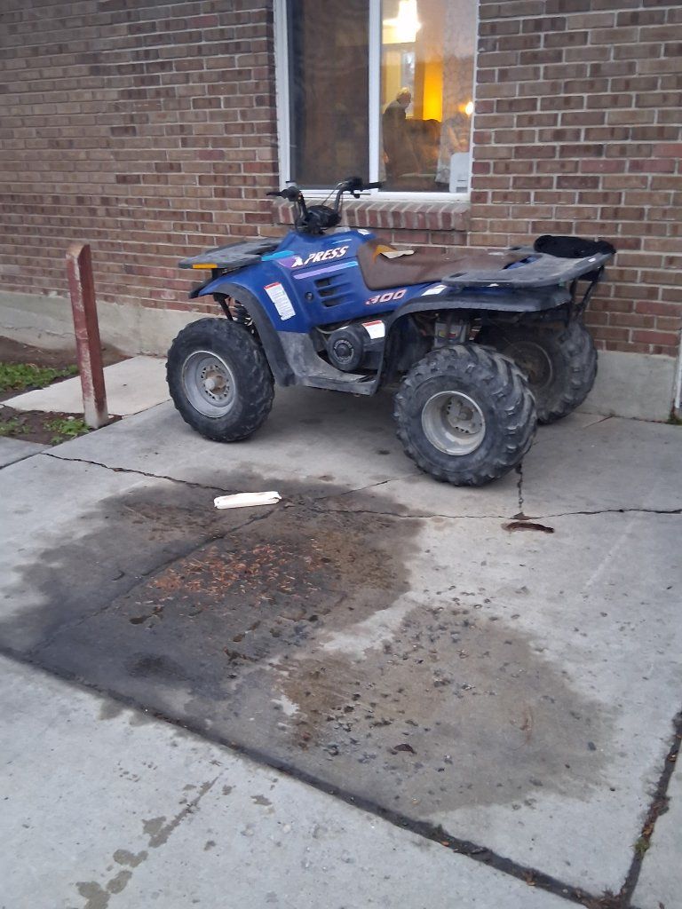 Polaris Xpress 300 ATV - Blue Quad Bike for Off-Road Adventures