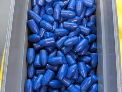The Blue Bullets 9mm 147 Grain RN Polymer Coated - 1000 Count