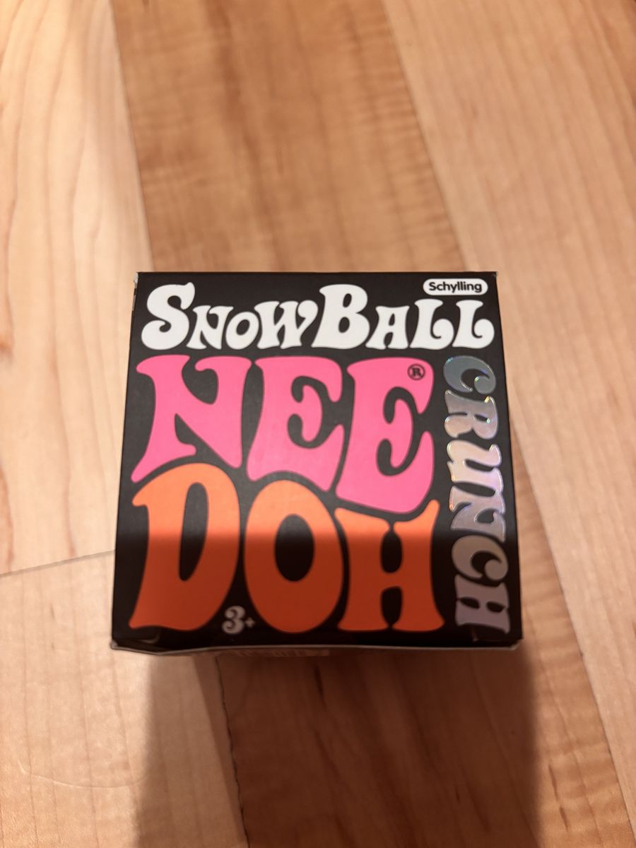 Schylling Snowball Crunch NeeDoh Fidget Toy