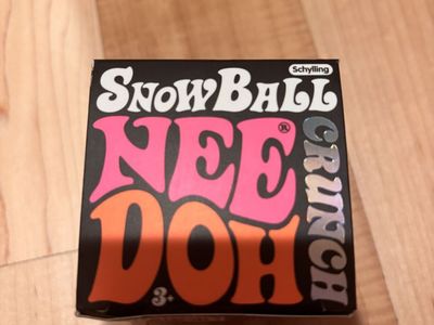 Schylling Snowball Crunch NeeDoh Fidget Toy