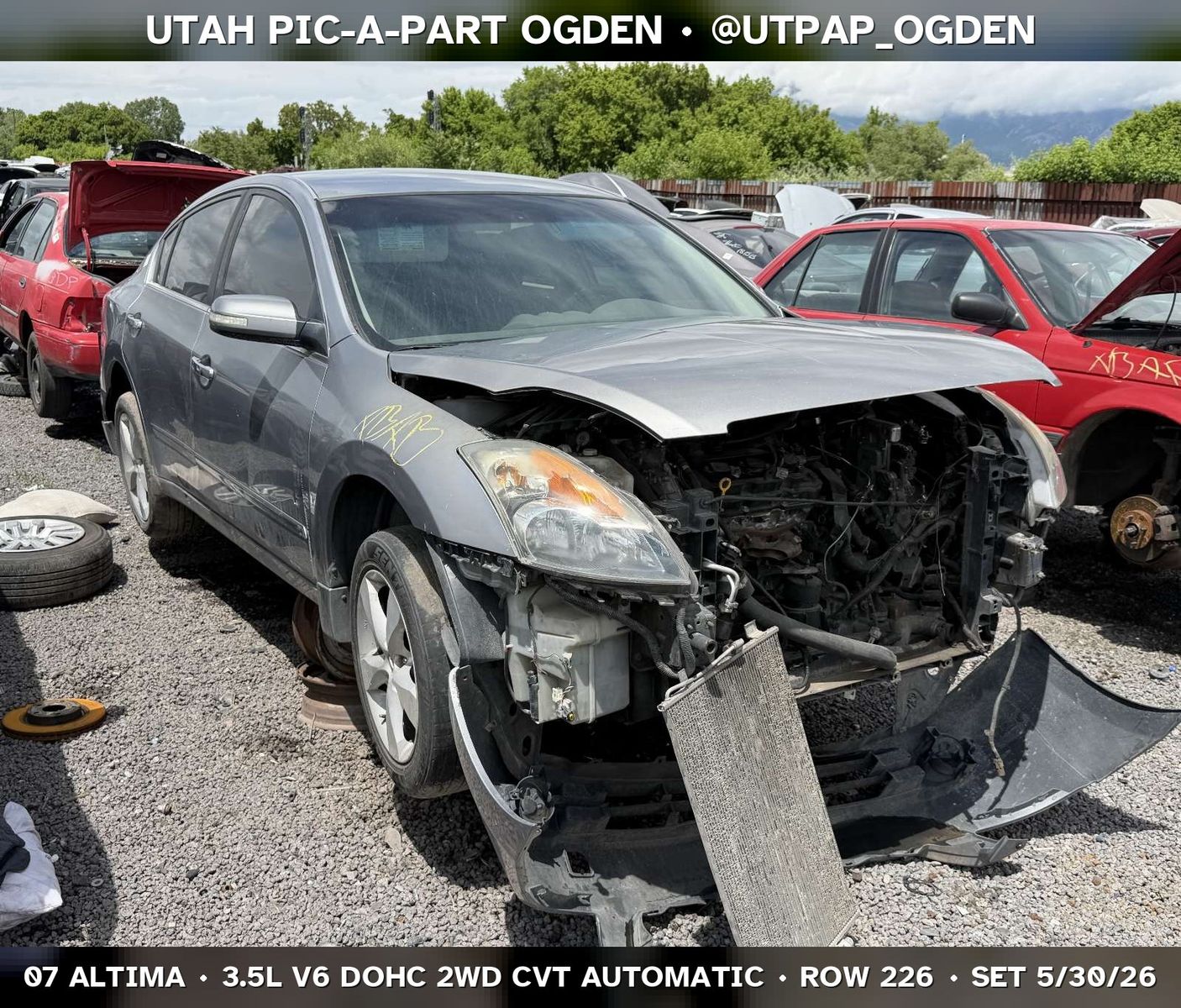 2007 Nissan Altima Parts - UTPAP Ogden