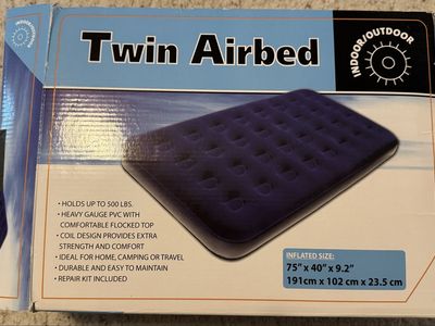 Twin airbed