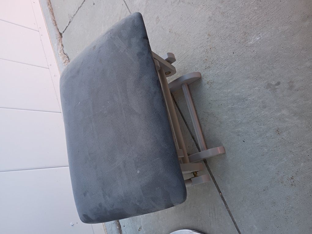 gray foot stool