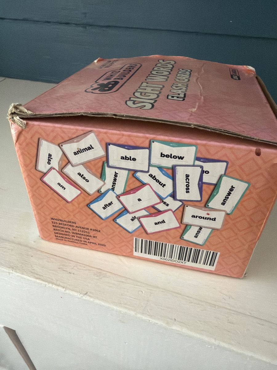 Whiz Builders Sight Words Flash Cards - 260 Cards, Ages 3+ Educational Learning Toy