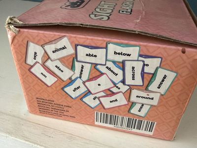 Whiz Builders Sight Words Flash Cards - 260 Cards, Ages 3+ Educational Learning Toy