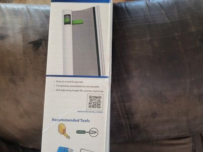 Genius Sierra 700 Retractable Screen Door White 34.25in x 78.5-81.5in for Single Door Unit