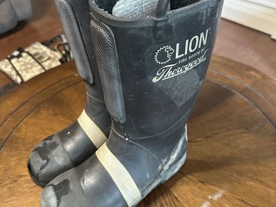 Fire boots gloves and hoodies