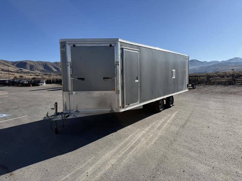 2016 Mission MES 101"X24' Deckover Snowmobile Trailer