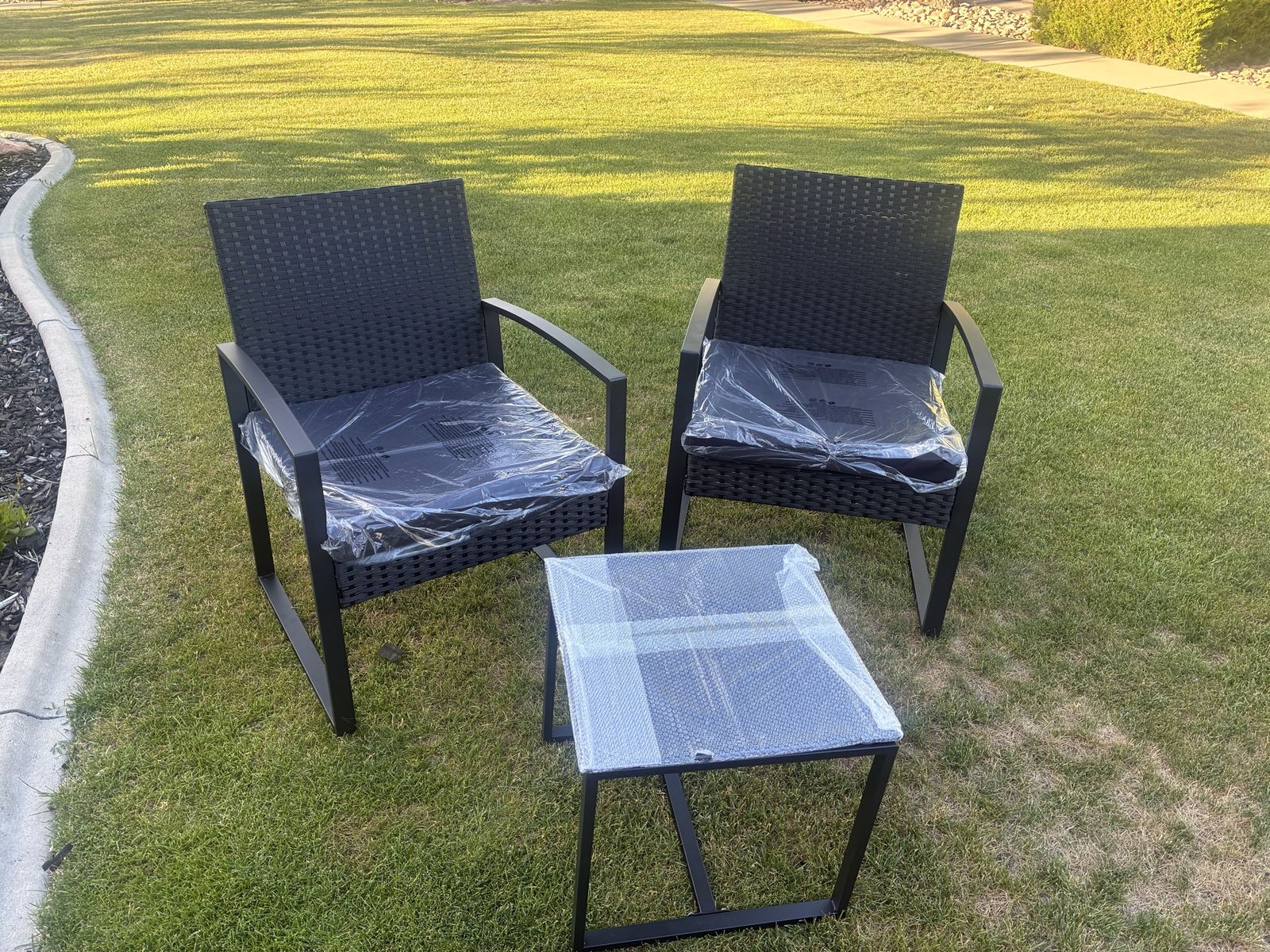 3 piece outdoor furniture