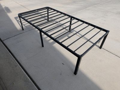 Metal Bed Frame - Black, Sturdy & Easy Assembly