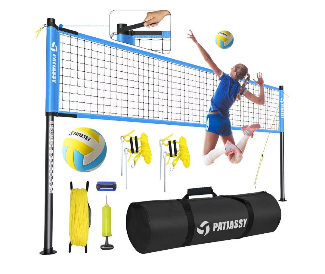 New Patiassy Volleyball net combo set