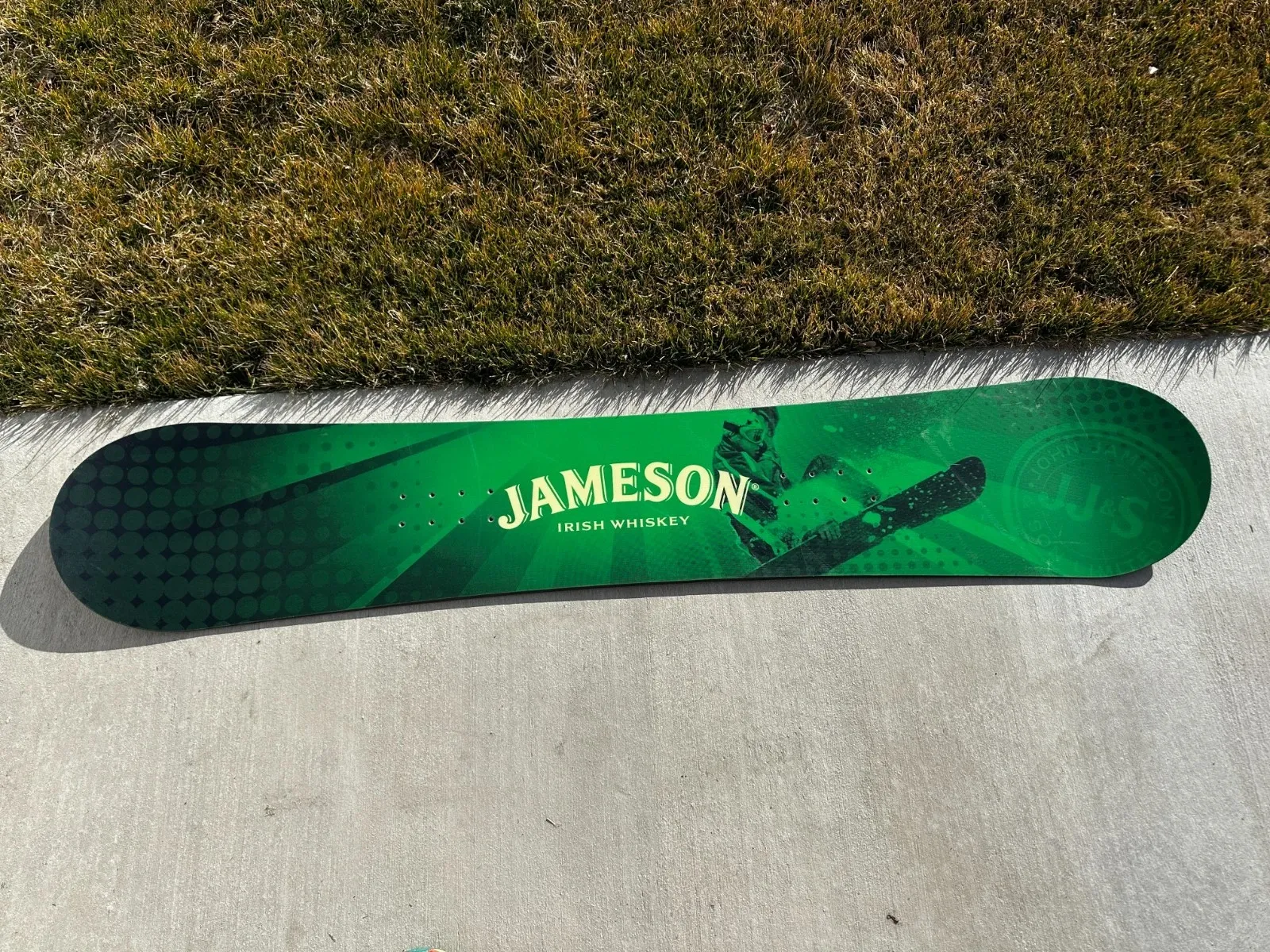 Jameson Irish Whiskey Snowboard