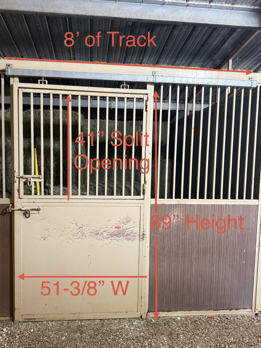 Barn Stall Door W/Track
