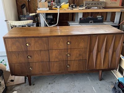 MCM 1960’s Credenza , needs some refinishing , very nice!!