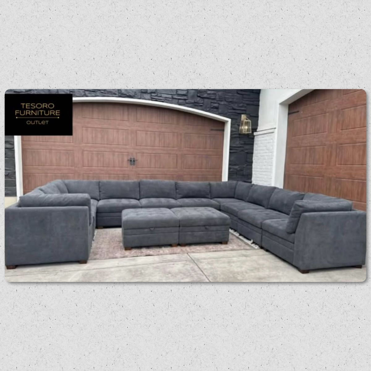 MEGA 12 PIECE MODULAR SECTIONAL FREE DELIVERY
