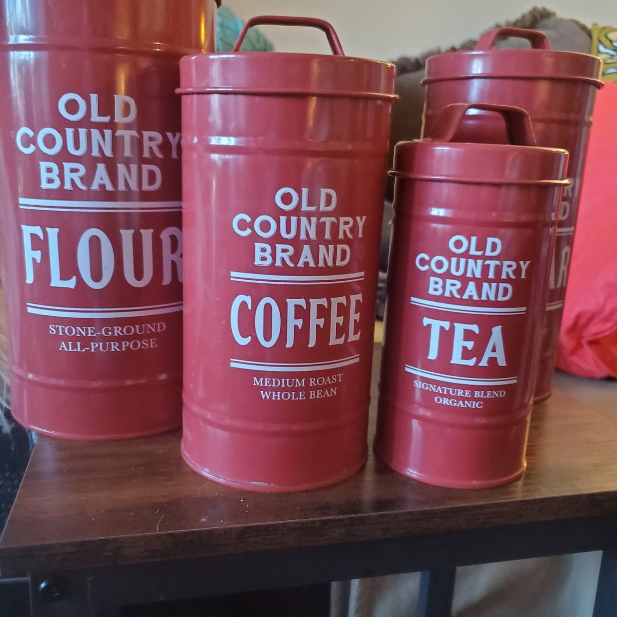 Like New 4 Pc Kitchen Cannister Set fcfs