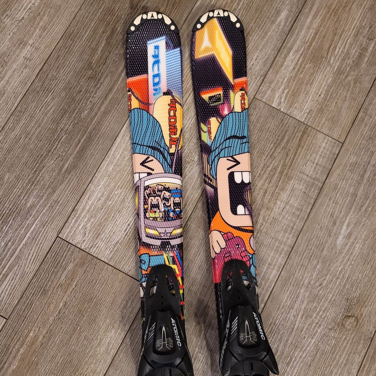 Atomic Rascal 120 Downhill Skis Atomic Bindings