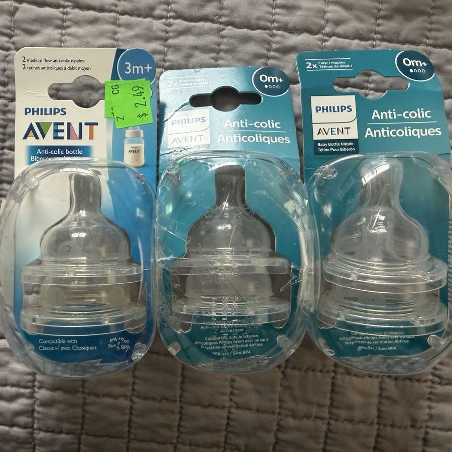 Free New Philips Avent Nipples