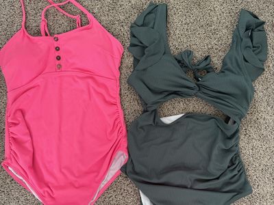 2 Maternity Swimsuits