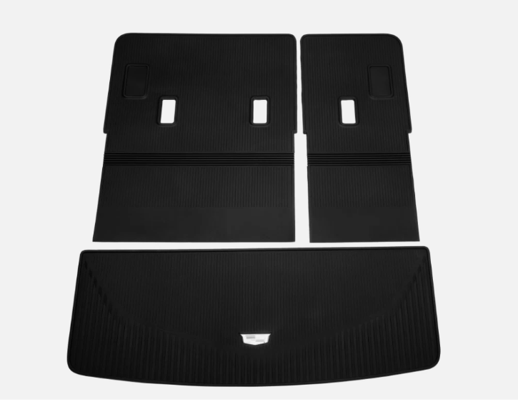 Integrated Cargo Liner in Jet Black with Cadillac Logo for 2025 Escalade