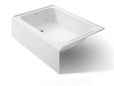 New Kohler 60x42 soaking bath tub left drain