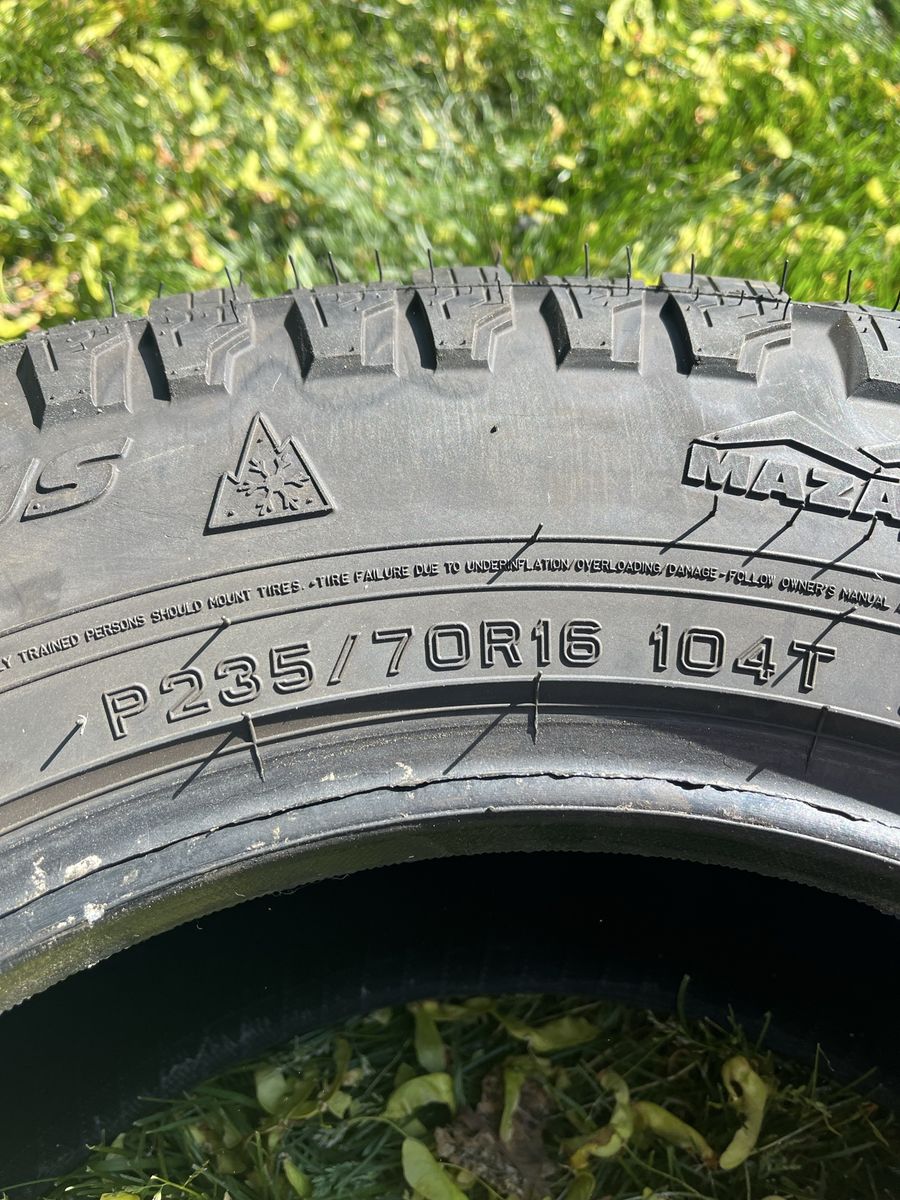 Open Range Tires (set of 4) P235/70R16