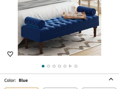 Blue bench New In box