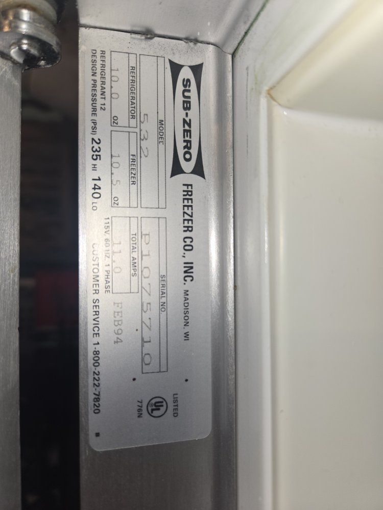 Commercial size fridge/freezer
