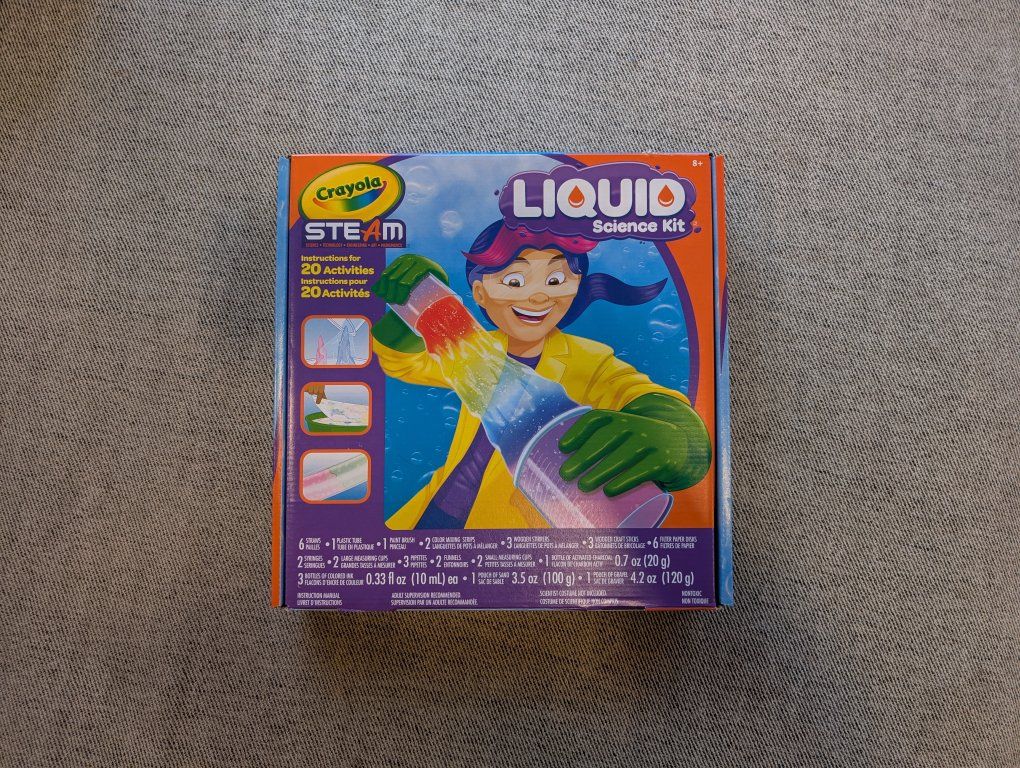NEW! Crayola STEAM Liquid Science Kit