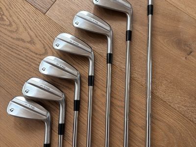 2025 TaylorMade P770 Irons (4–PW) – KBS Tour FLT Stiff – Excellent Condition