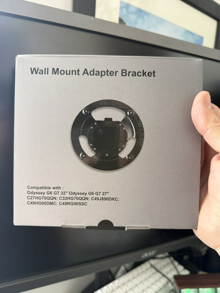 49 Curved Monitor Wall Mount Adapter Bracket