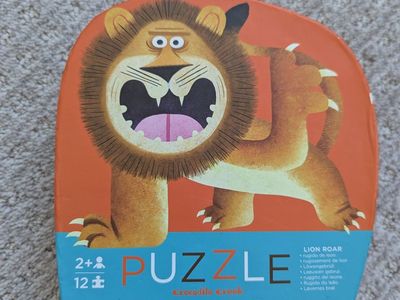 Crocodile Creek Lion Toddler Puzzle, 12 pieces
