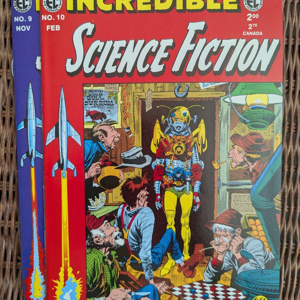 Incredible Science Fiction #9&10 EC Comic