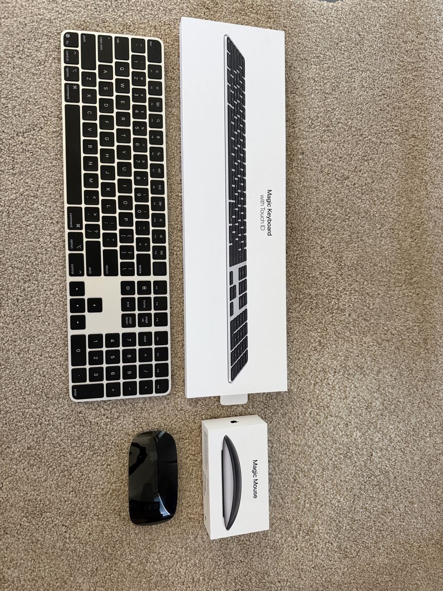 Apple Magic Keyboard with Touch ID + Magic Mouse